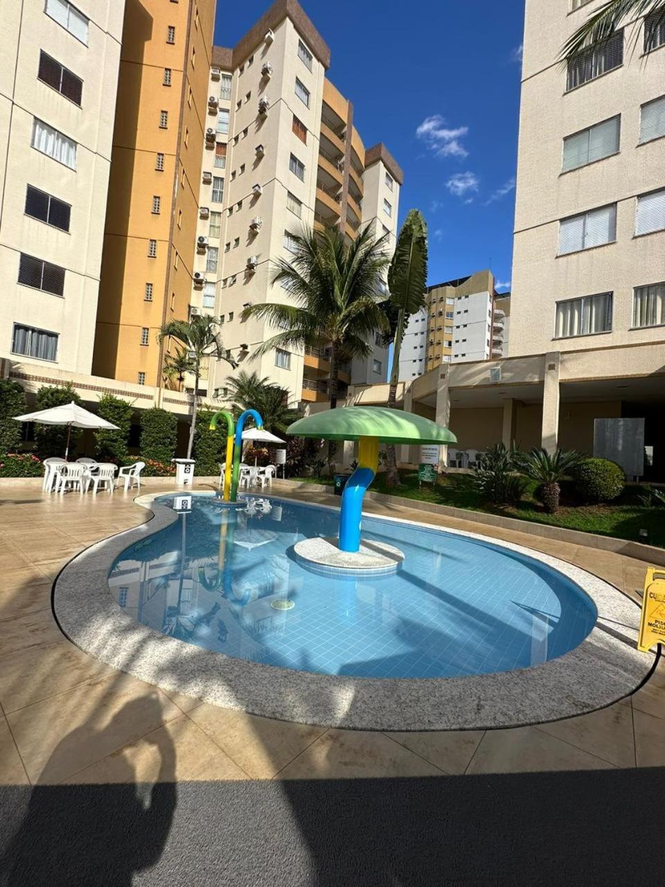 Caldas Novas - Prive Das Thermas II - Apto 3 Quartos - Parque Aquatico Aparthotel Ngoại thất bức ảnh