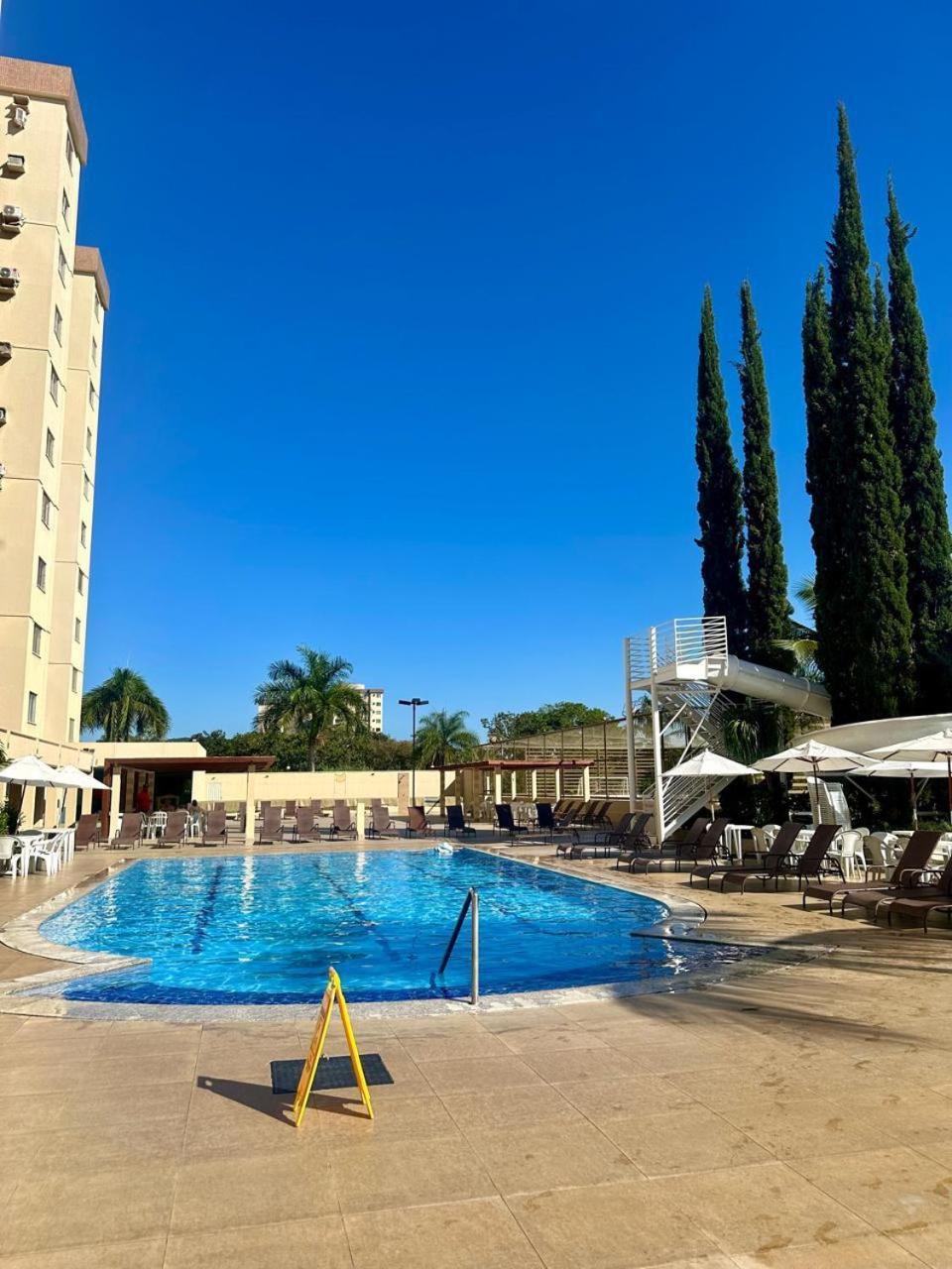 Caldas Novas - Prive Das Thermas II - Apto 3 Quartos - Parque Aquatico Aparthotel Ngoại thất bức ảnh