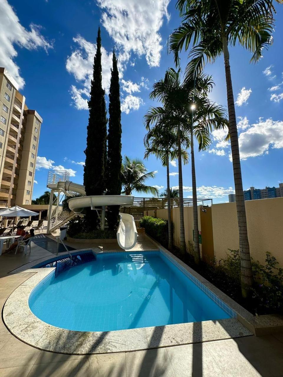 Caldas Novas - Prive Das Thermas II - Apto 3 Quartos - Parque Aquatico Aparthotel Ngoại thất bức ảnh