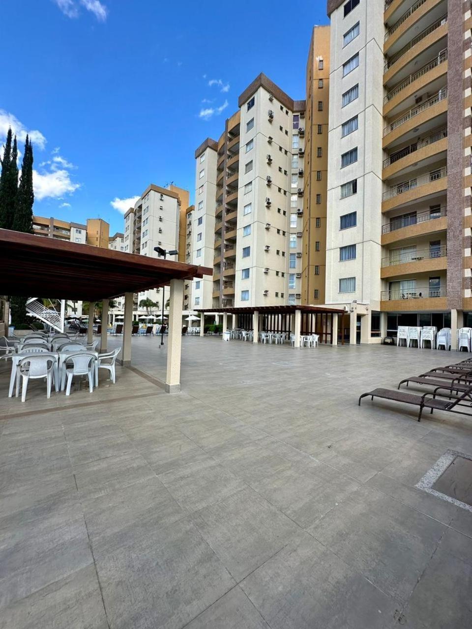Caldas Novas - Prive Das Thermas II - Apto 3 Quartos - Parque Aquatico Aparthotel Ngoại thất bức ảnh