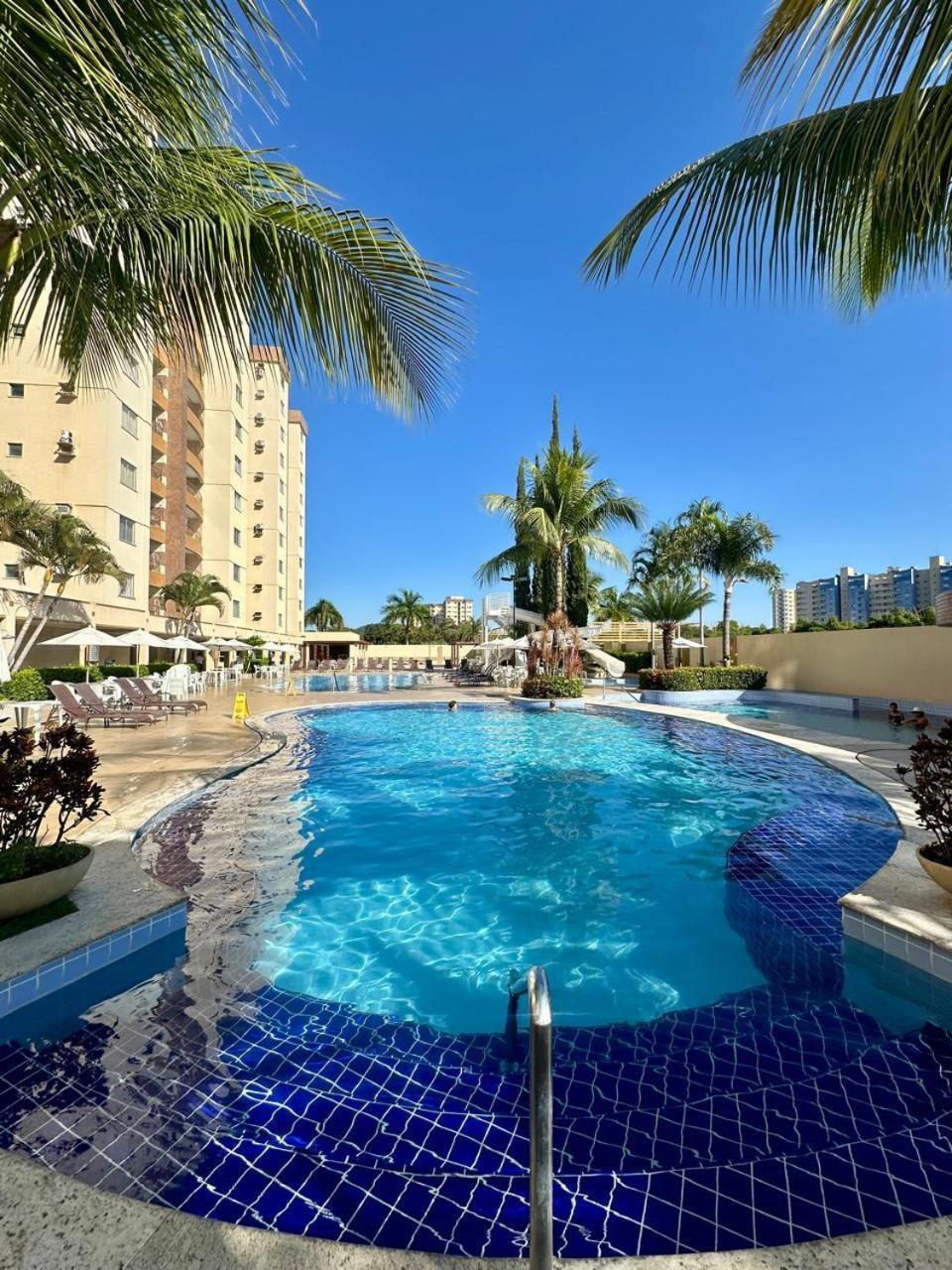 Caldas Novas - Prive Das Thermas II - Apto 3 Quartos - Parque Aquatico Aparthotel Ngoại thất bức ảnh